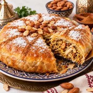 Pastilla au poulet et aux amandes-produit
